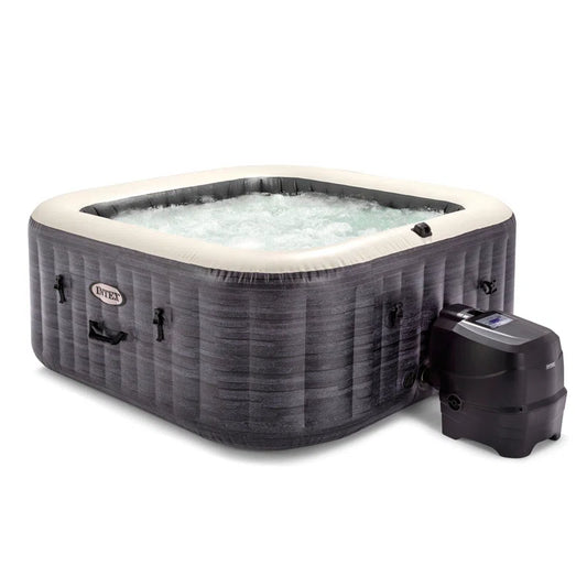 Inflatable Hot Tub in Gray