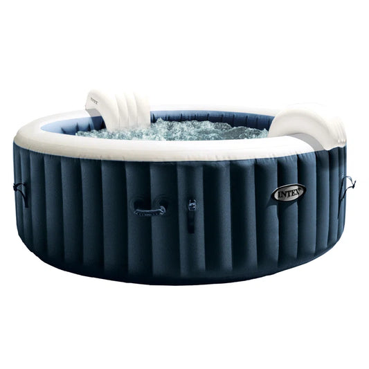 Round Inflatable Hot Tub in Blue